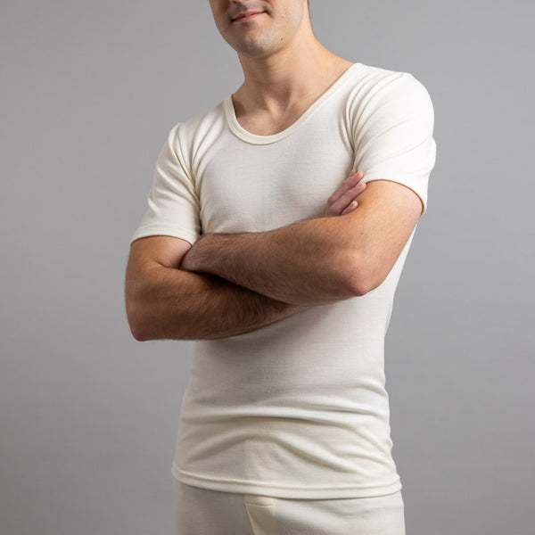 Men’s Short Sleeve Top – Rich Merino Blend