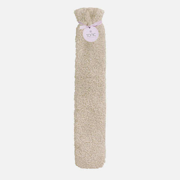 Boucle Hot Water Bottle 2L Pebble