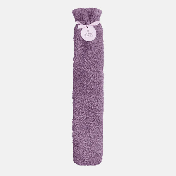 Boucle Hot Water Bottle 2L Wisteria