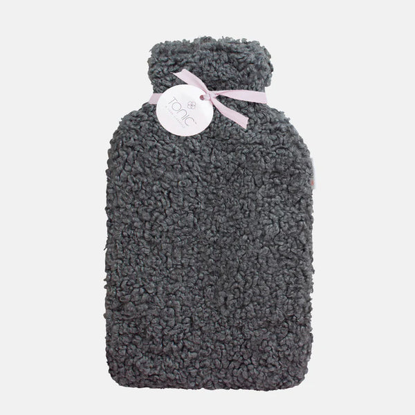 Boucle Hot Water Bottle Ivy